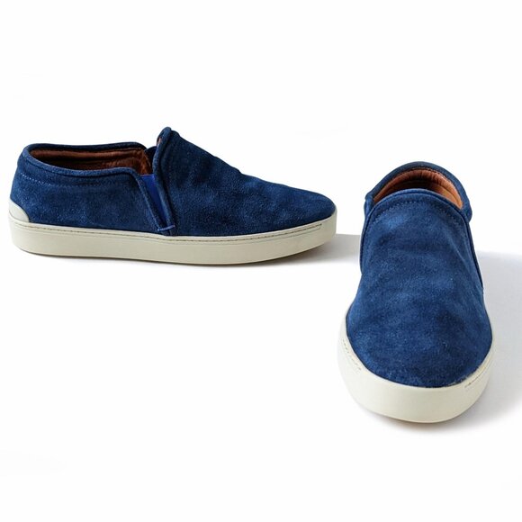 Rag & Bone Blue Suede Leather Slip On Loafer Shoes | Size 11 - Picture 7 of 16